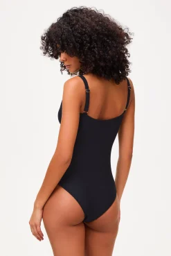 Black Rectangle Swimsuit