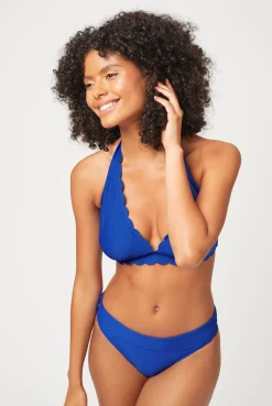 Forio Scallop Halterneck Top