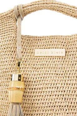 Grace Bay Mini Raffia Bucket Bag