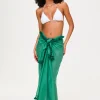 Jade Tassel Trim Sarong