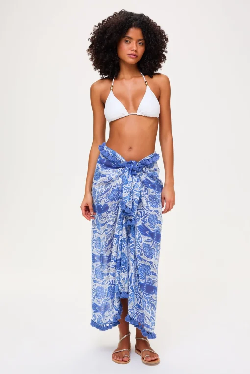 Lake Como Tassel Trim Sarong