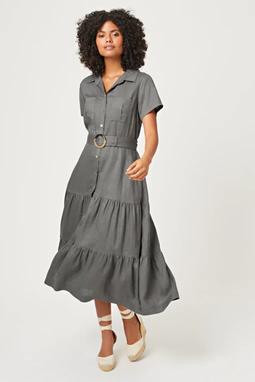 Lake Maggiore Maxi Shirt Dress