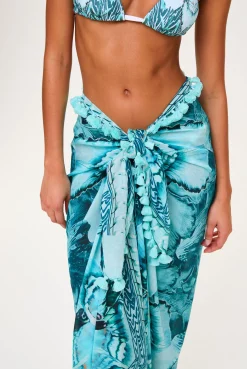 Liana Tassel Trim Sarong