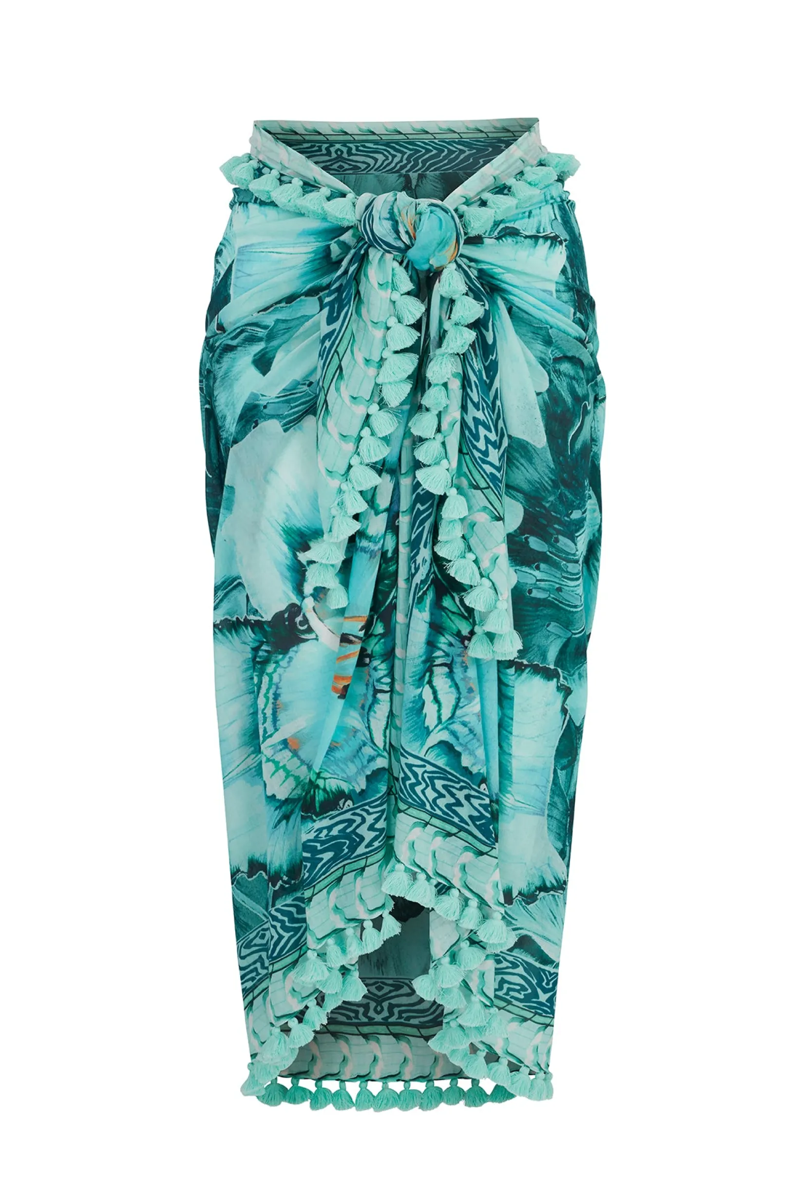 Liana Tassel Trim Sarong