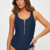 Navy Racerback Swimsuit
