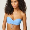 Ocean Tide Ruched Bandeau Top