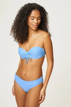 Ocean Tide Ruched Bandeau Top