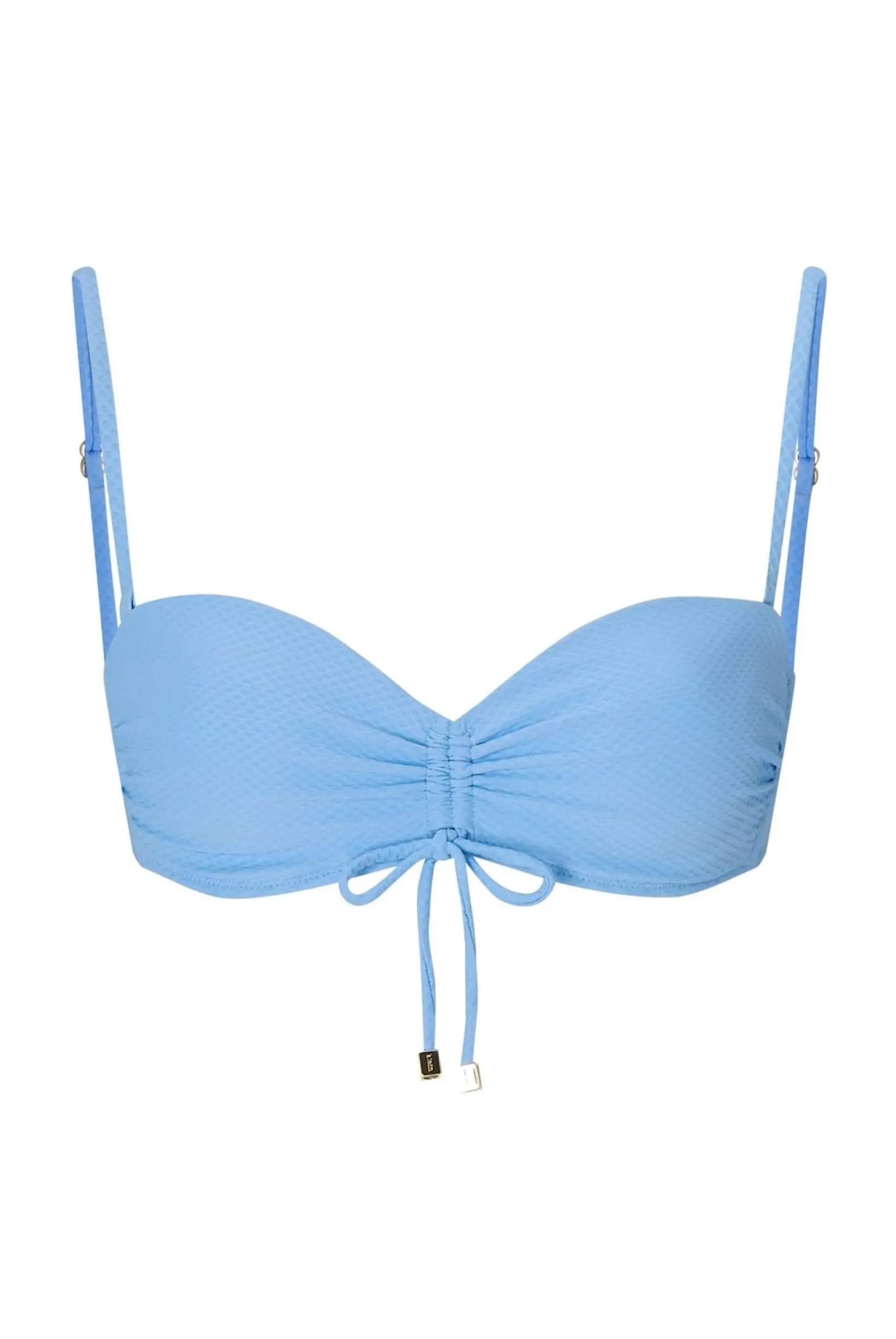 Ocean Tide Ruched Bandeau Top