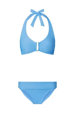 Ocean Tide Textured U-Bar Bikini