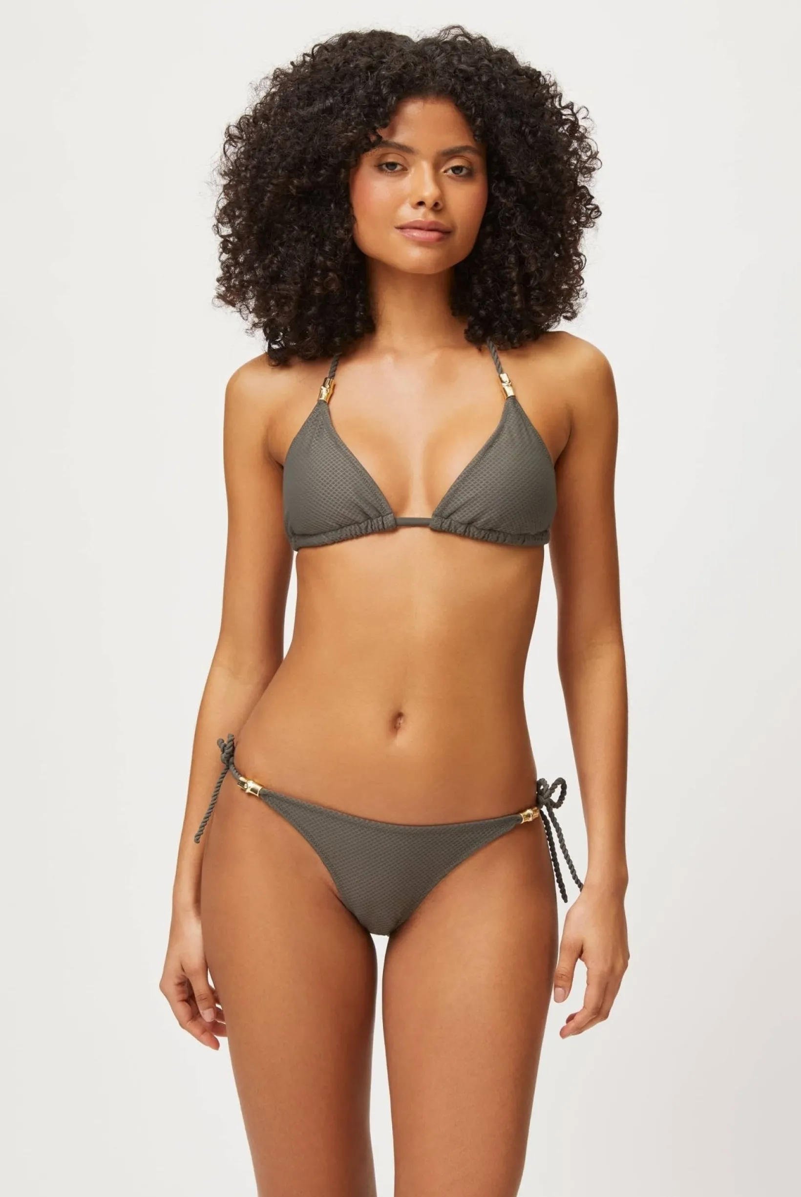 Olive Green Triangle Top