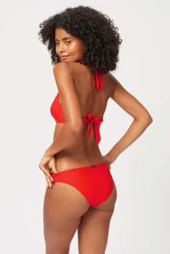 Red Rectangle Halterneck Bikini
