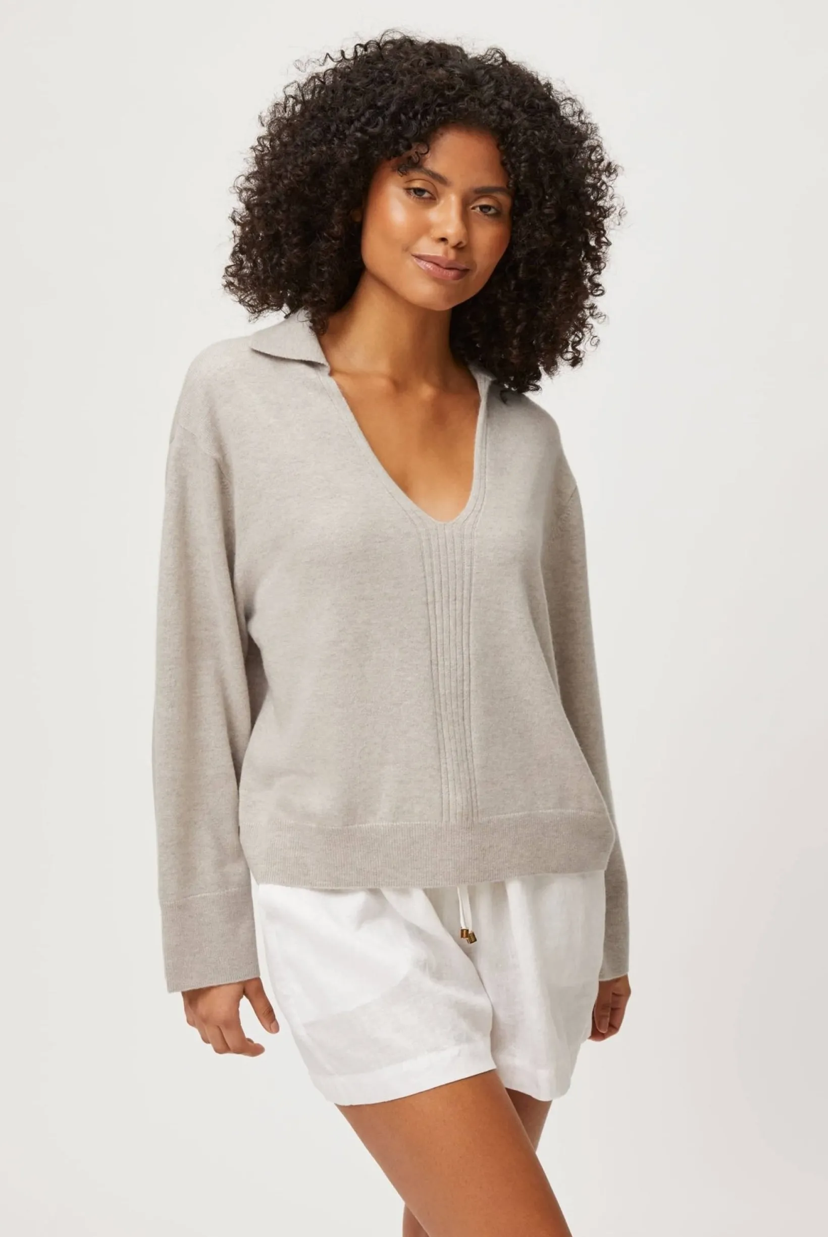 Santa Barbara Collared Knit