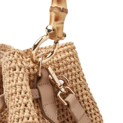 Savannah Bay Mini Raffia Bucket Bag