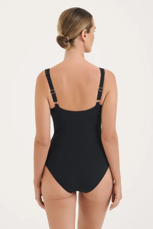 Sculpt Black Slider Swimsuit