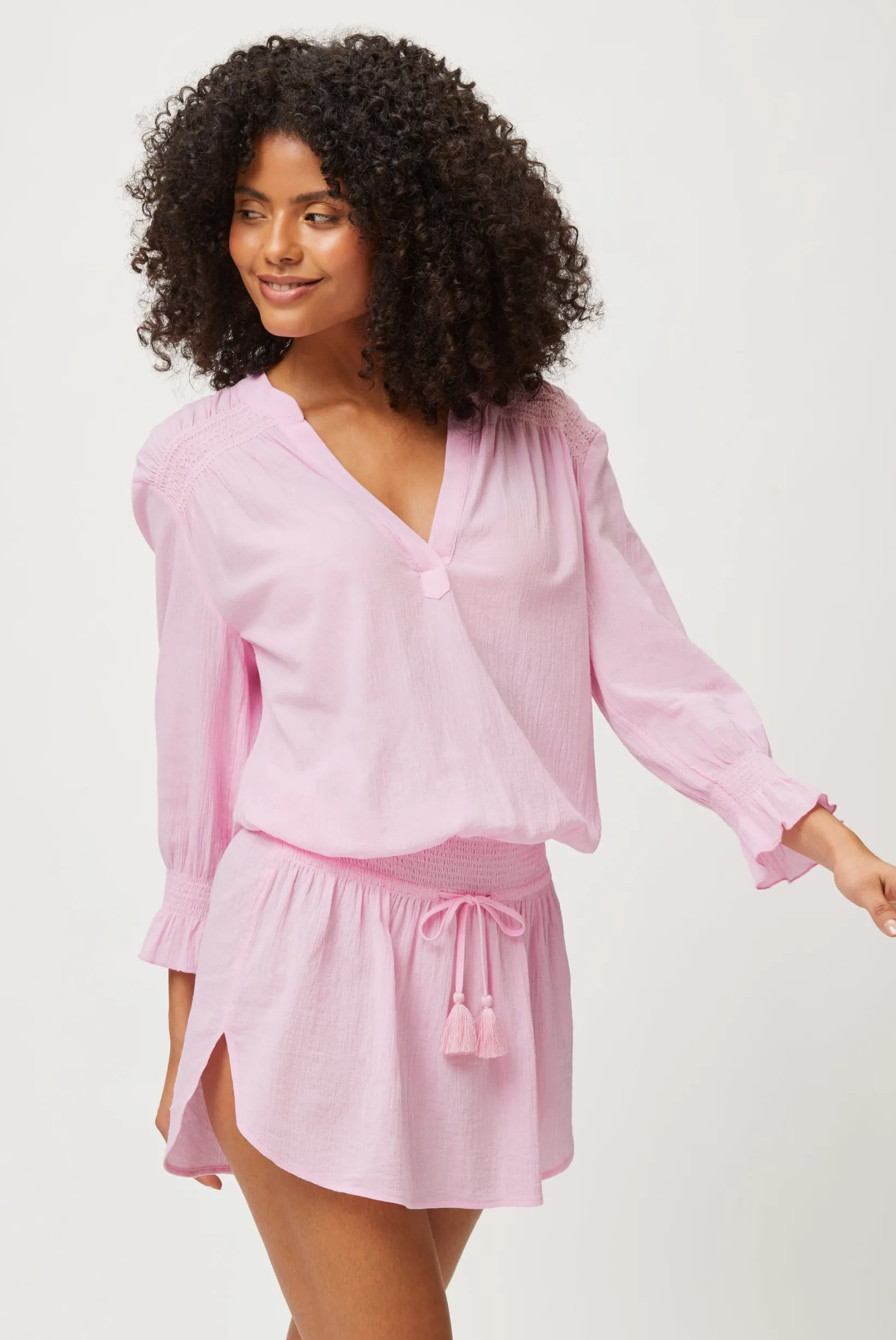 Sicily Smocked Kaftan