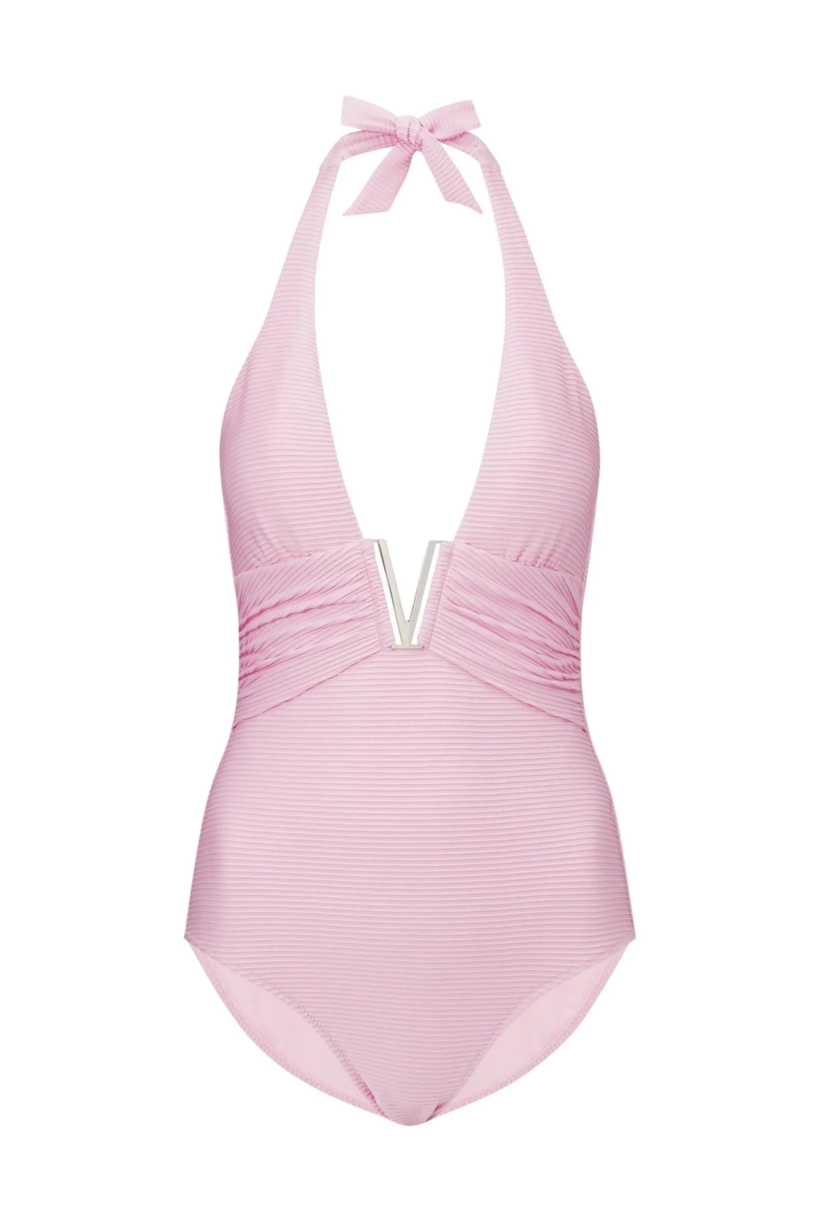 Sicily V-Bar Halterneck Swimsuit