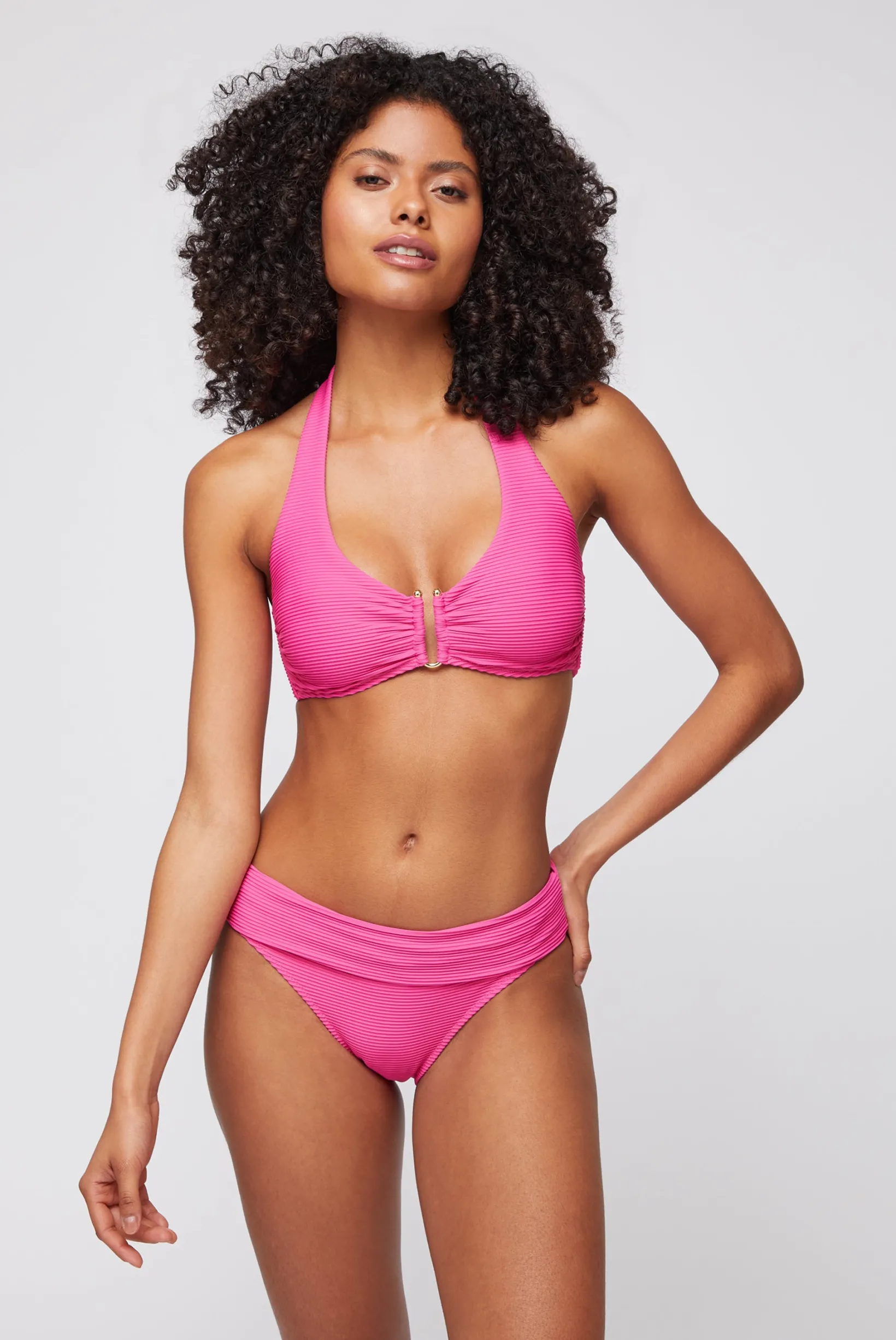 Tulum U-Bar Halterneck Top