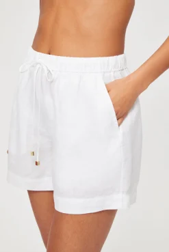White Bay Linen Short Set