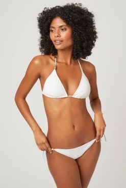 White Triangle Bikini